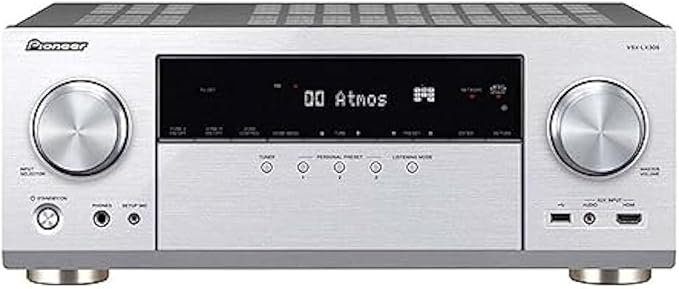 Pioneer VSX-935M2 7.2 AV-Receiver 8K WiFi Bluetooth Dolby Atmos Sonos AirPlay Silber – VSX935SMMP