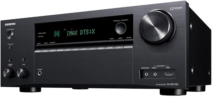 Onkyo TX-NR7100M2 9.2 AV Netzwerk Receiver mit IMAX Enhanced, DTS:X und 8K HDMI – TXNR7100M2BMMP