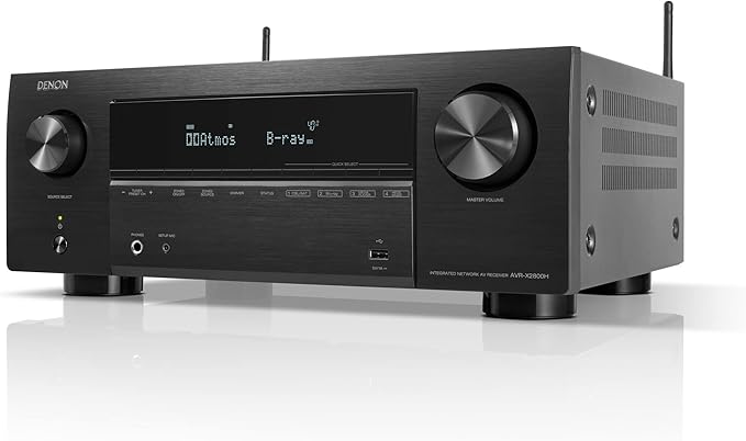 Nein Auslaufartikel (Produktion durch Denon AVR-X2800H 7.2-Kanal AV-Receiver mit Dolby Atmos, DTS:X, 8K HDMI, HEOS, Bluetooth, WLAN, AirPlay 2, Alexa kompatibel - Schwarz