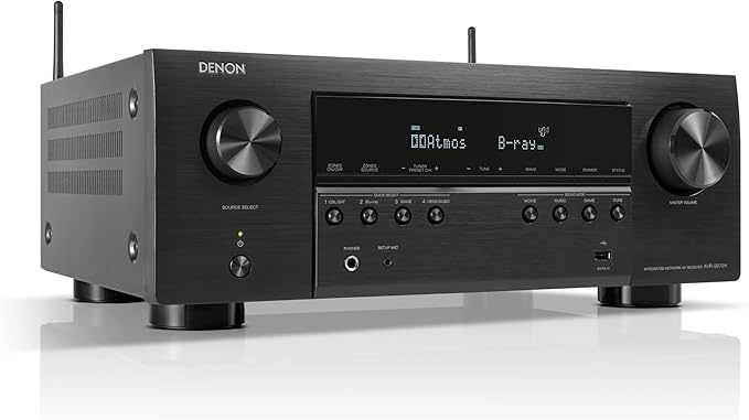 Nein Auslaufartikel (Produktion durch Denon AVR-S970H 7.2-Kanal AV-Receiver mit Dolby Atmos, DTS:X, 8K Ultra HD, HEOS, WLAN, Bluetooth