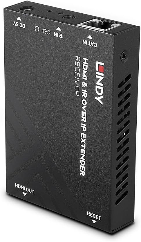 LINDY 38399 HDMI & IR über IP Receiver - Hochwertige Materialien, Langlebigkeit und Robustheit