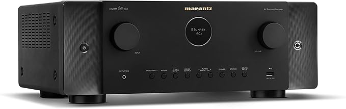 Marantz Cinema 60 7.2-Kanal AV-Receiver mit 8K UHD, Dolby Atmos, HEOS & Audyssey – MARCINE60NR