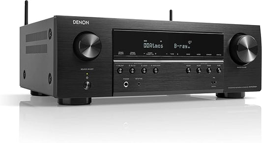 Denon AVR-S760H 7.2-Kanal AV-Receiver mit Dolby Atmos, DTS:X, 8K HDMI, Bluetooth, WLAN, HEOS Multiroom & Alexa – AVRS760HBKE2